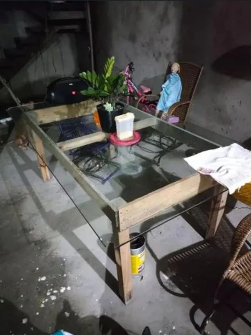 Porta de Vidro modelo Fixa