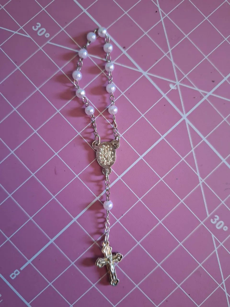 Conjunto terço + brincos - Foto 4