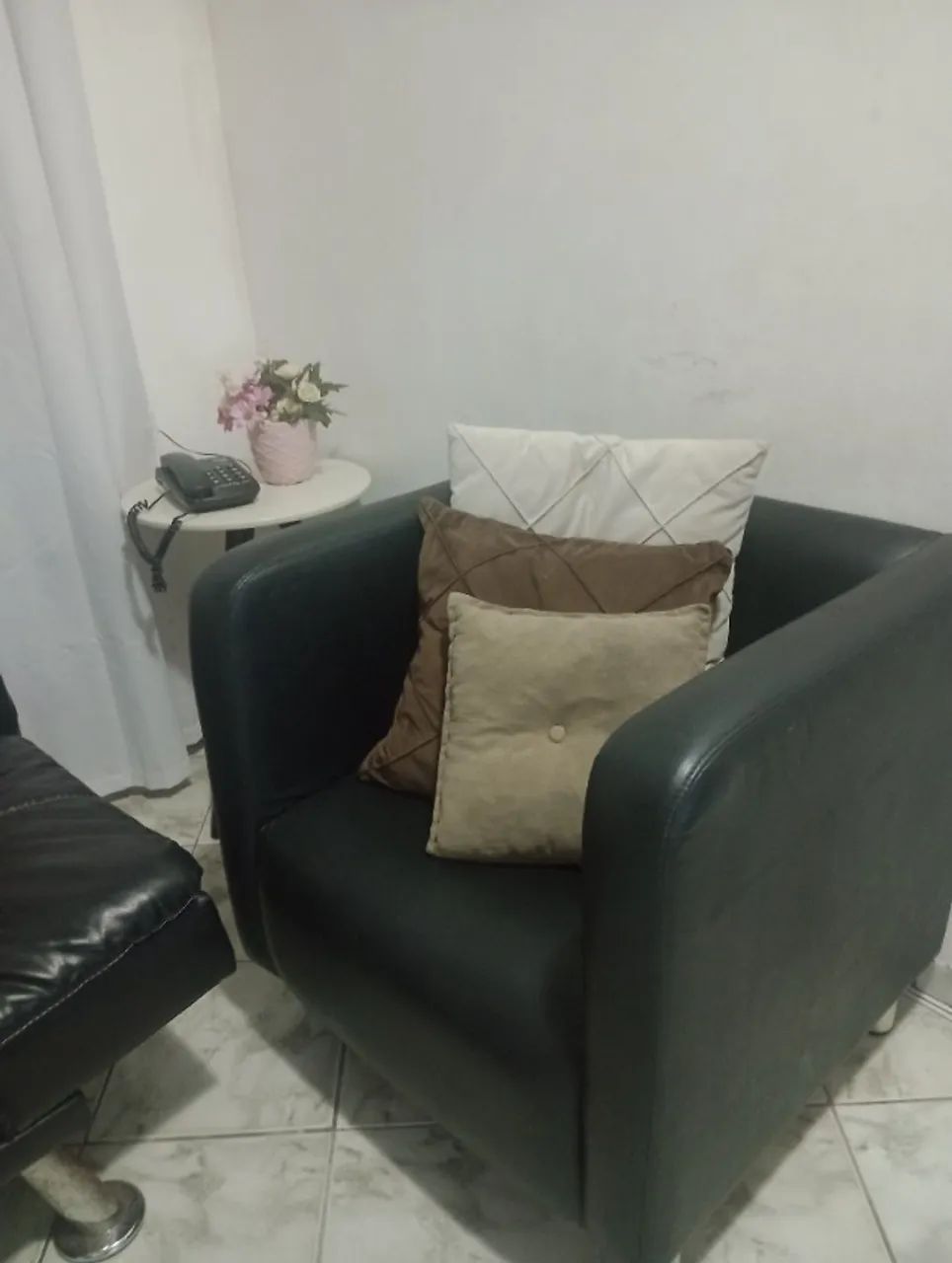 Poltrona corino preta - Foto 5
