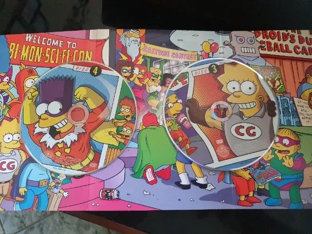 DVD 12 temporada Os Simpsons Cara dos Quadrinhos Edição Cabeça 4