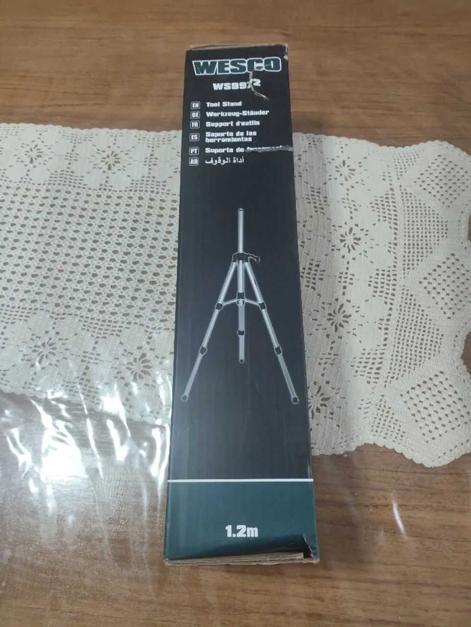 Tripé para nível laser - Wesco - Foto 4