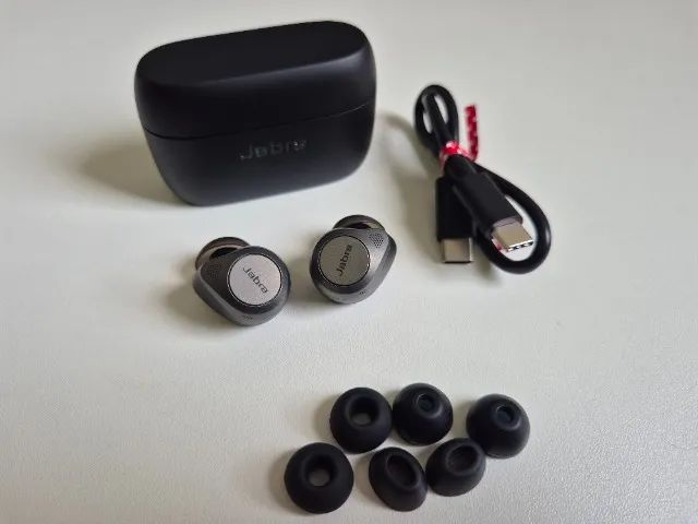 Fones Jabra Elite 85t In Ear Bluet ANC Q Novo Perf Gar Orig Loja até 12x Sp Cps Sjc