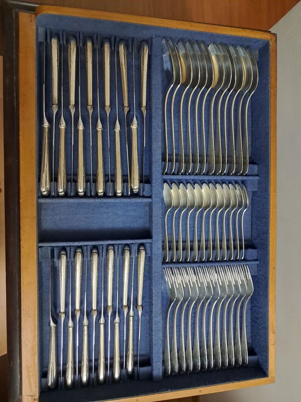 Vendo faqueiro prata 90 Wolf 138 peças. - Foto 4