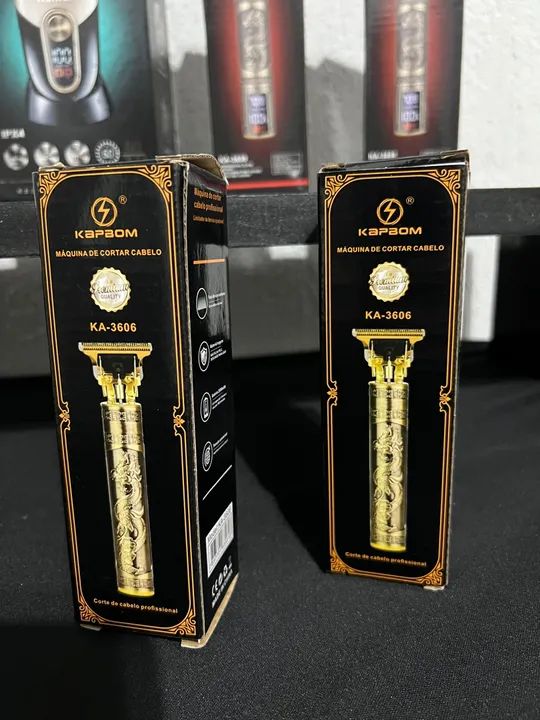 Máquina de corta cabelo e barba profissional dragão original  - Foto 3