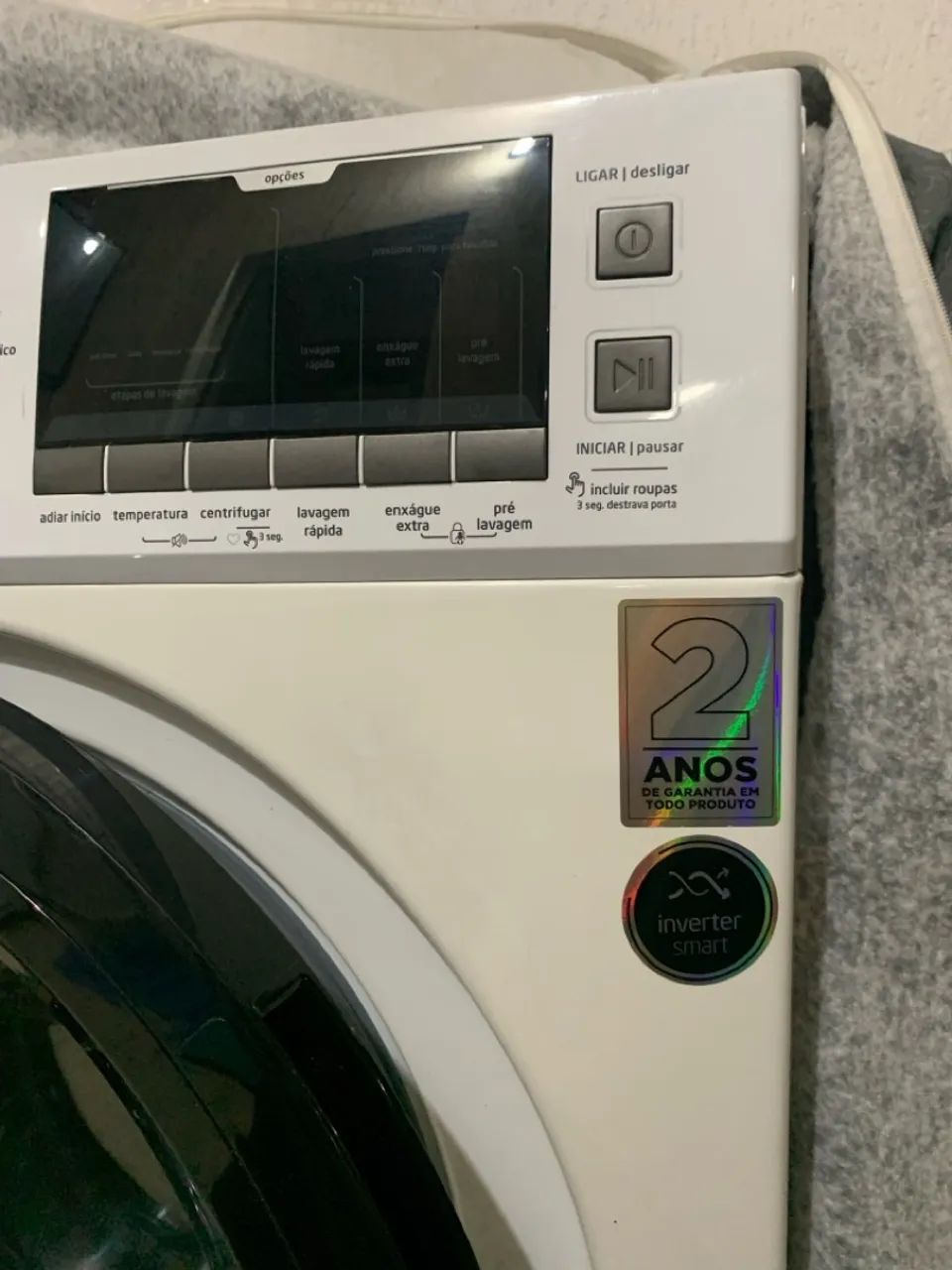 MÁQUINA PARA ARRUMAR - Máquina de Lavar Midea 11kg - Inverter Smart  - Foto 3