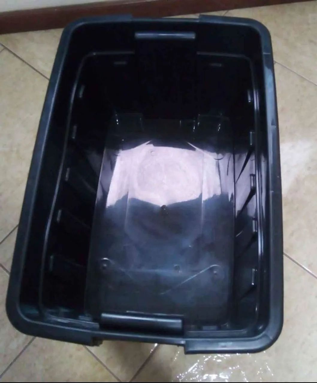  Caixa organizadora Multiuso 55 Litros Com Rodinhas e Trava - Foto 6