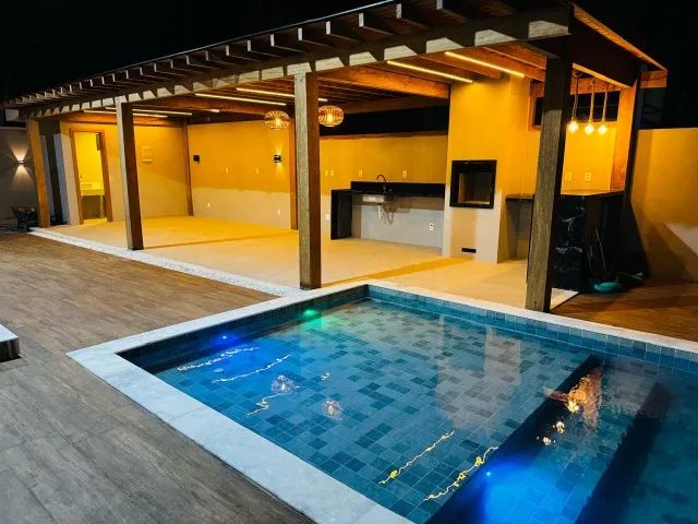 Casa Alto Padrão em Barra de Jacuípe, 6 Suítes (com ar), Piscina, Área Gourmet e Jogos - Foto 9