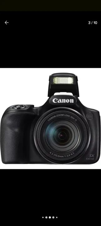 Canon PowerShot SX540 HS câmera telefoto HD viagem SLR 50x * com wi-fi. - Foto 6