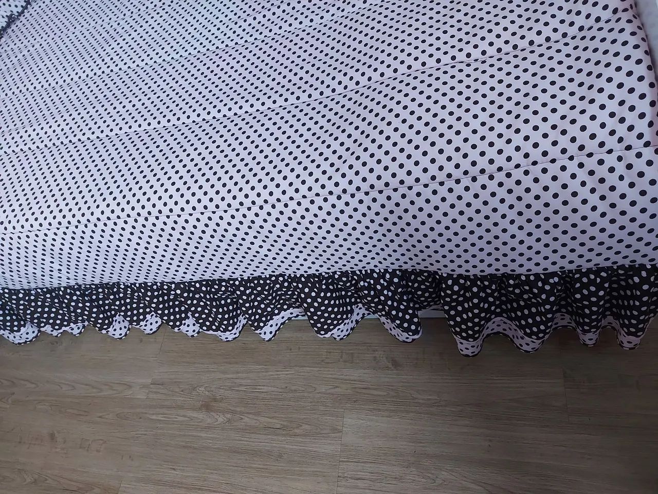 Kit de Colcha de Cama Infantil de Poá  - Foto 2