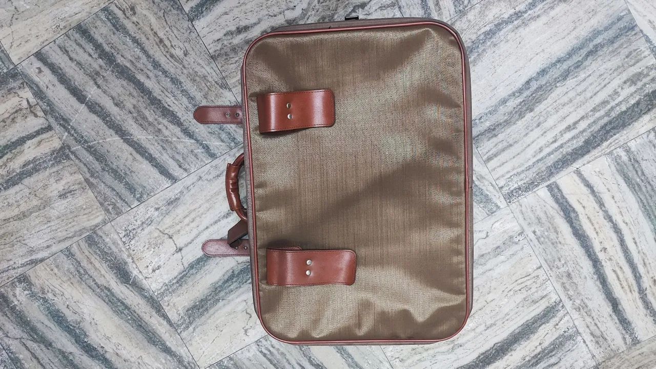 Conjunto de malas de viagem em couro - Foto 3