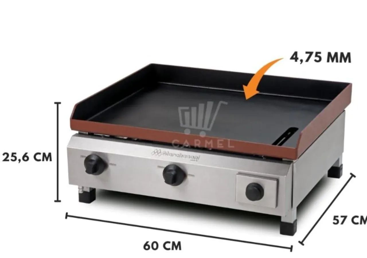 Chapa Manchesoni - Lanches Profissional, Gás - Foto 5