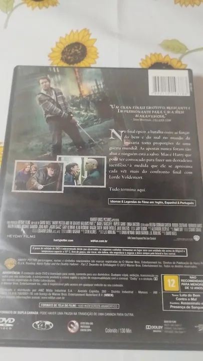 Dvd Harry Potter e as relíquias da morte parte 2.  - Foto 3