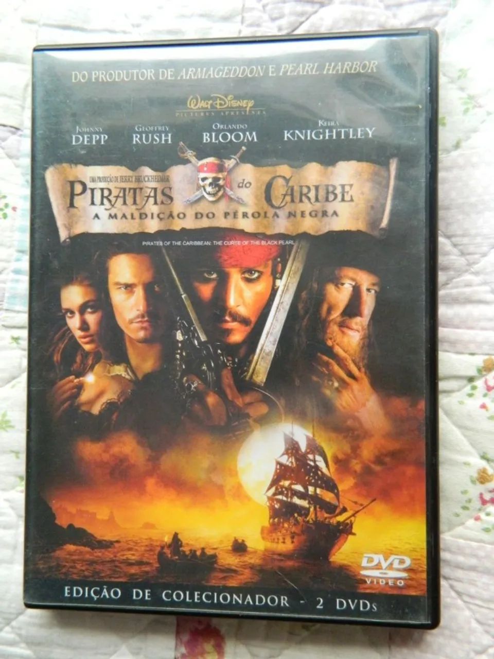 DVD Piratas do Caribe - A Maldição do Pérola Negra