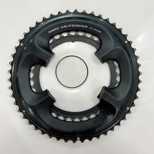 Par de Coroas semi-novas Shimano Ultegra FC-R8000, originais, 50