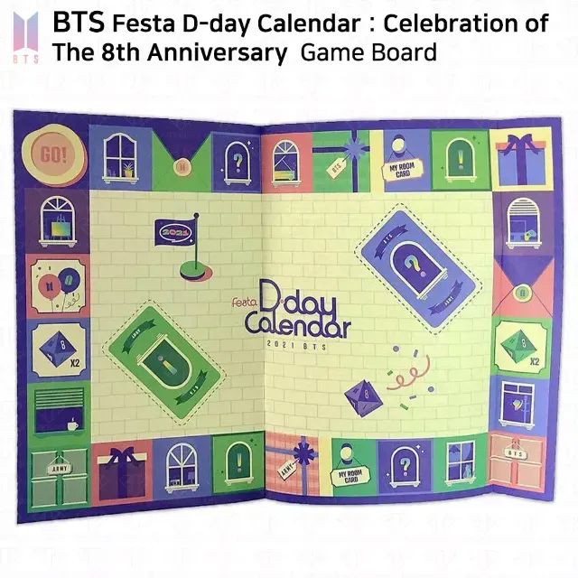 BTS OFICIAL Festa D-day Calendar Novo - Hobbies e coleções - Vila