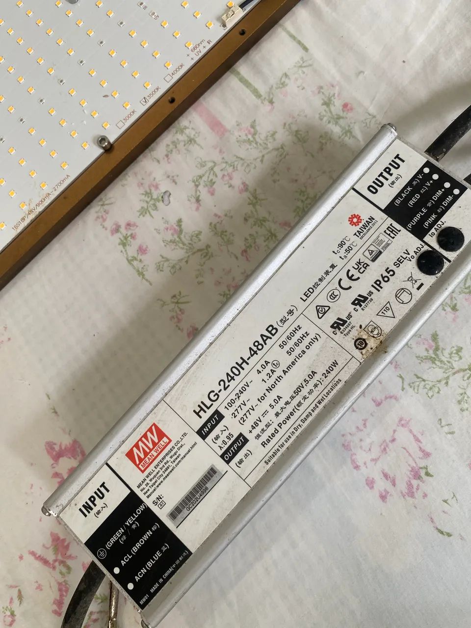 Quantum Board 240w Samsung Lm301h 3500k UV IR - Foto 3