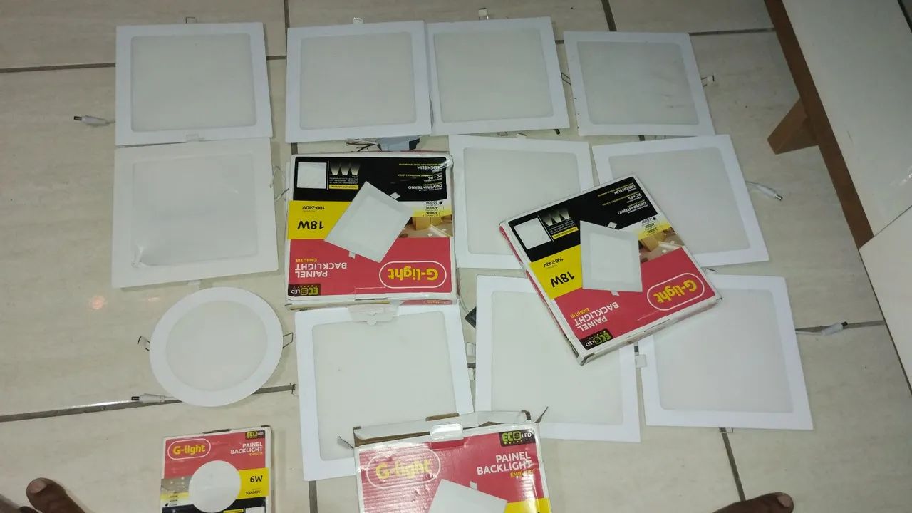 Lâmpadas de LED G-Light 18W - Painel Backlight - Foto 2