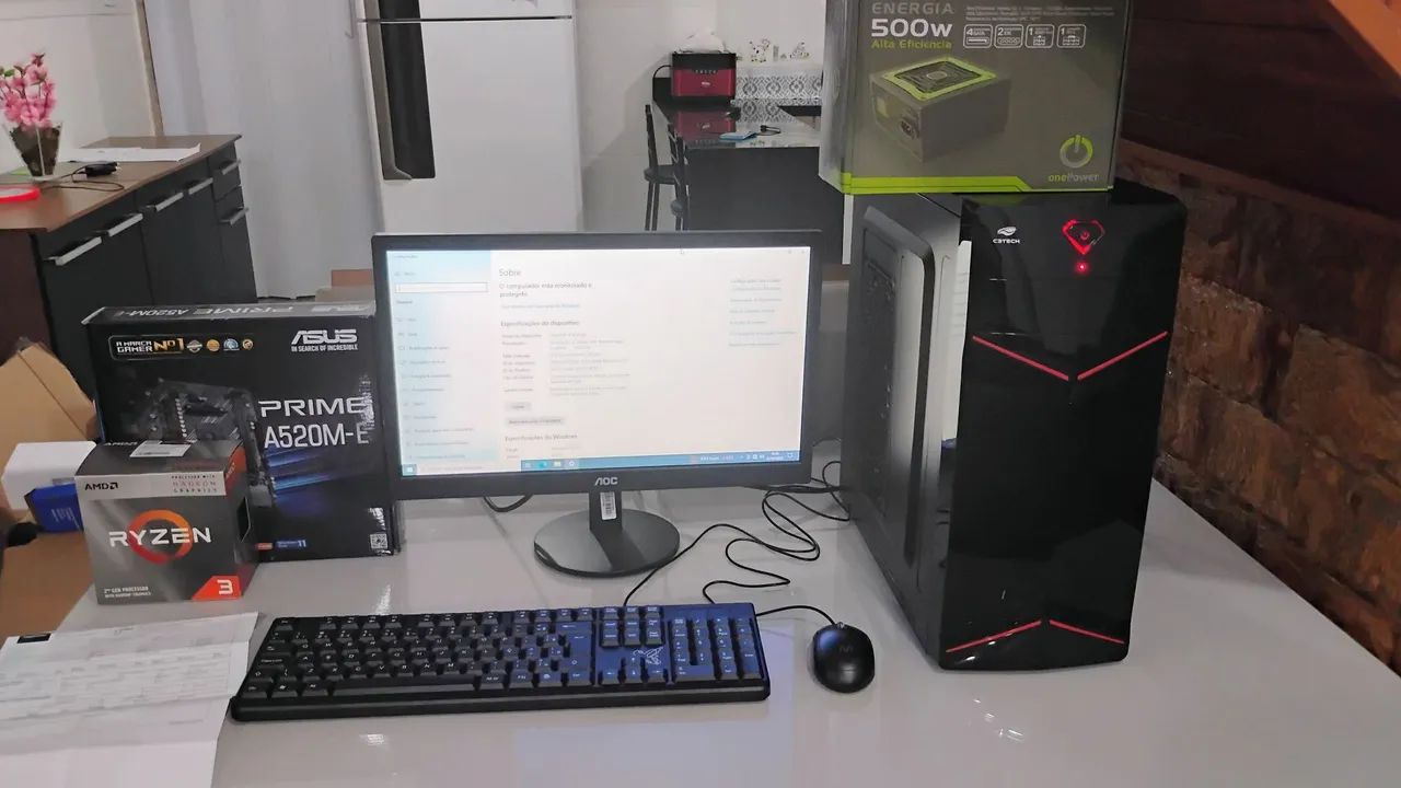 PC Gamer Completo Ryzen 3 - 3200G