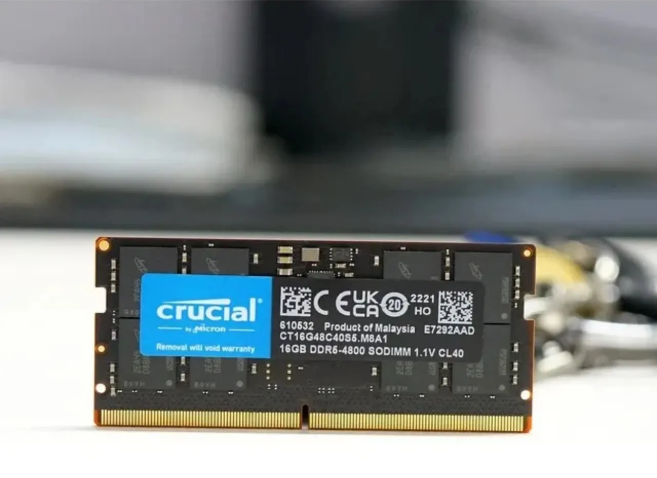 Memoria Ram Ddr5 Para Notebook 32gb 4800mhz Crucial Sodimm