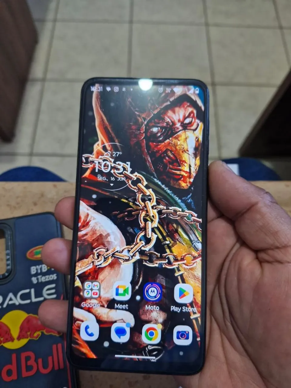 Vendo moto g54 azul 256 giga