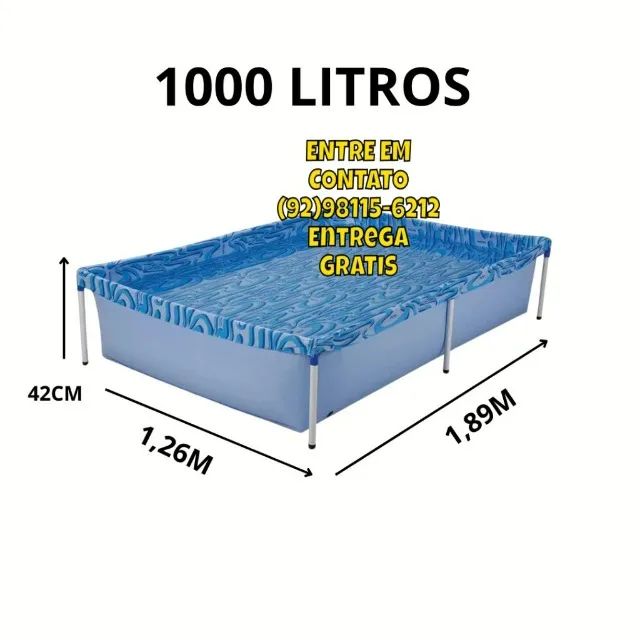 Piscina Retangular Infantil 400,1000,1500 - Foto 4