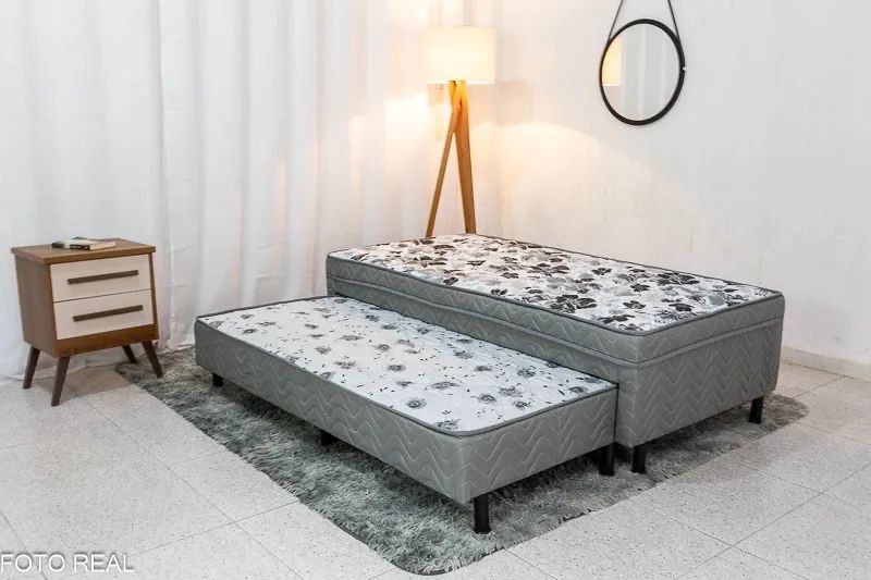 Cama Box Solteiro Dackar + Cama Auxiliar Orthoside- Entrega Rápida - Foto 4