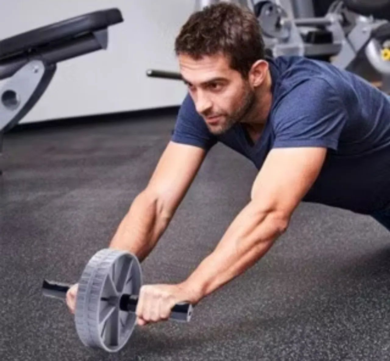 Roda de Exercício Abdominal Lombar para Academia - Foto 4