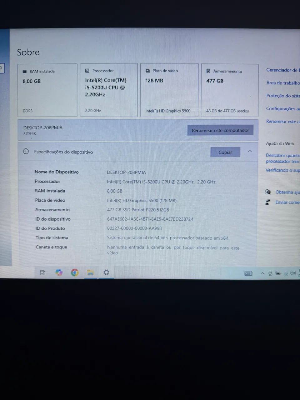 Notebook Samsung i5 8Gb 500Gb SSD - Foto 4