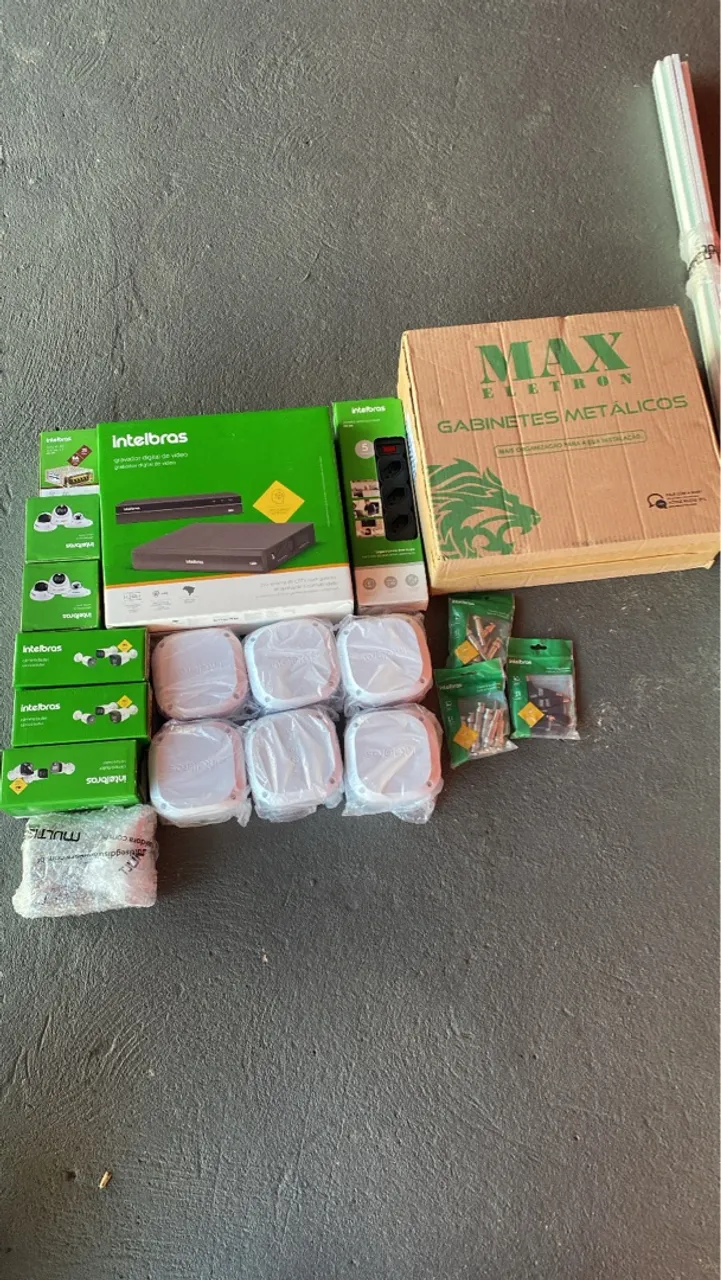 Kit de câmeras de segurança Intelbras completo