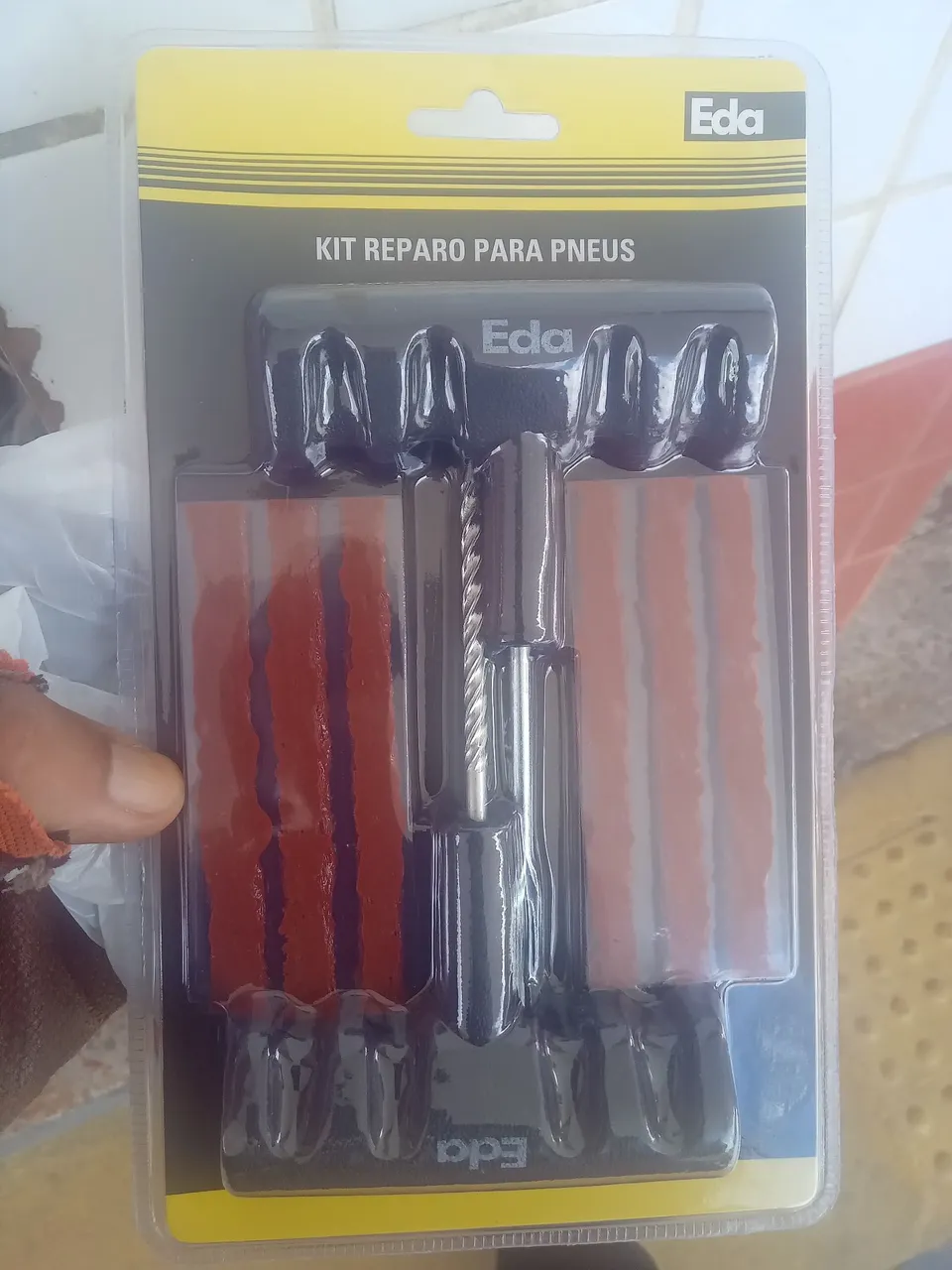 Kit REPARO para Pneus Eda: carro & moto