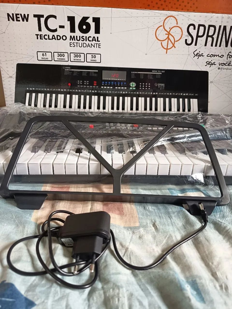 Teclado Musical Estudante Spring TC-161 - Foto 4