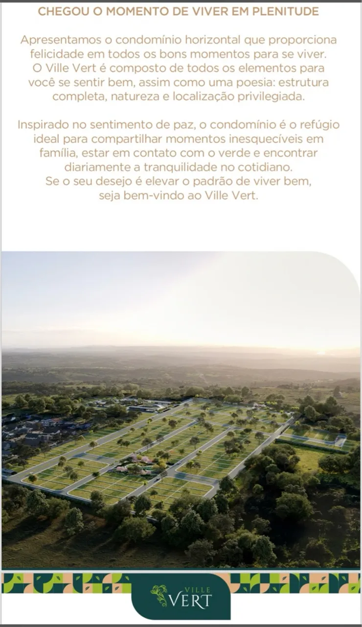 REPASSE - Terreno Ville Vert Bananeiras - FACILITO