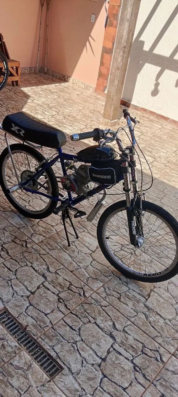 Motorizada Bicicleta de Motor 80cc - pouco uso 
