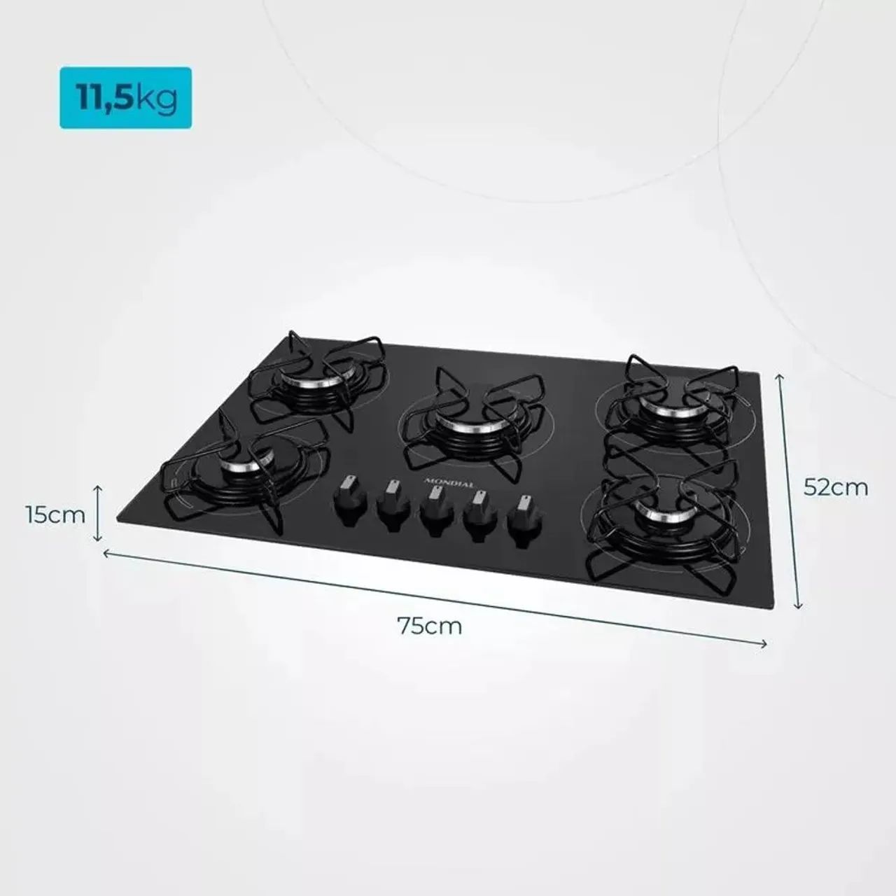 Cooktop Mondial Novo na Caixa - Foto 3