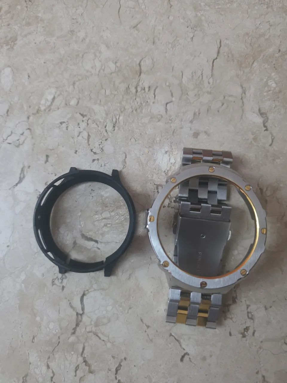 Pulseira de Aço para Watch 5 Pro c/Caser - Foto 3