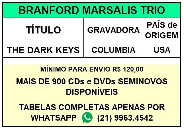 Cd do saxofonista de Jazz Brandford Marsalis- Made in Usa - Foto 2