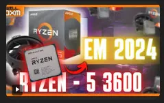 Ryzen 3600 399r + 16gb rgb 199r + cooler 50reais