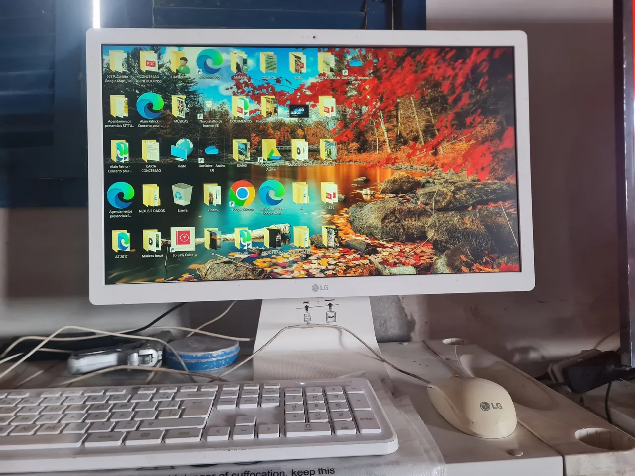 All-In-One LG, Intel Side, 22", Quad Core, 450gb