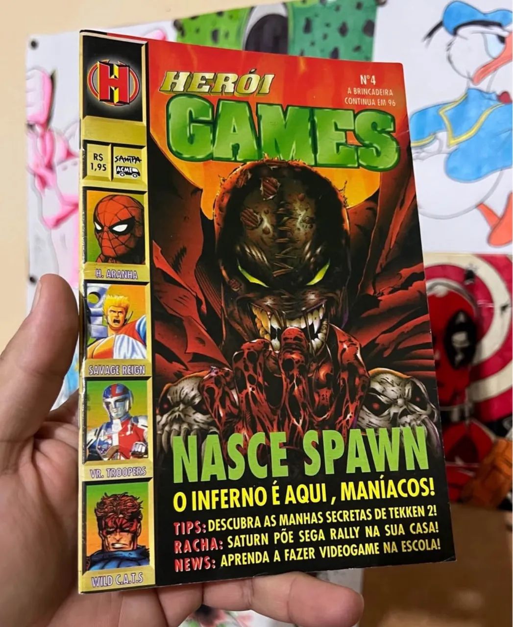 Revistas Heroi games números 1 ao 4, em ótimo estado - Foto 5