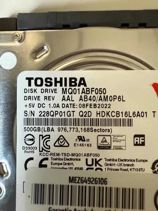 HD 500 GB notebook SATA 2.5 - Foto 3