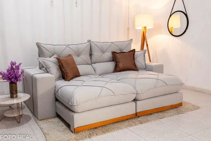 Sofá Retrátil e Reclinável Gran Bello 2,50m Produto Novo!! Pronta Entrega!!