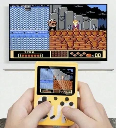 Mini GameBoy Vídeo Game Retro 400 Jogos Classicos Console Portátil Com Controle - Foto 4