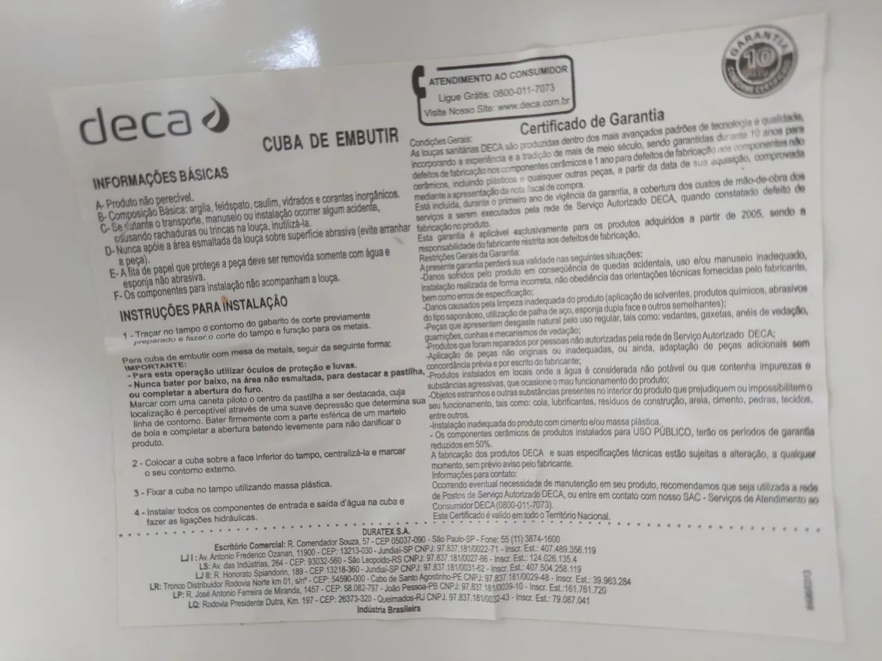 Cuba de Embutir Deca L37 - Foto 2