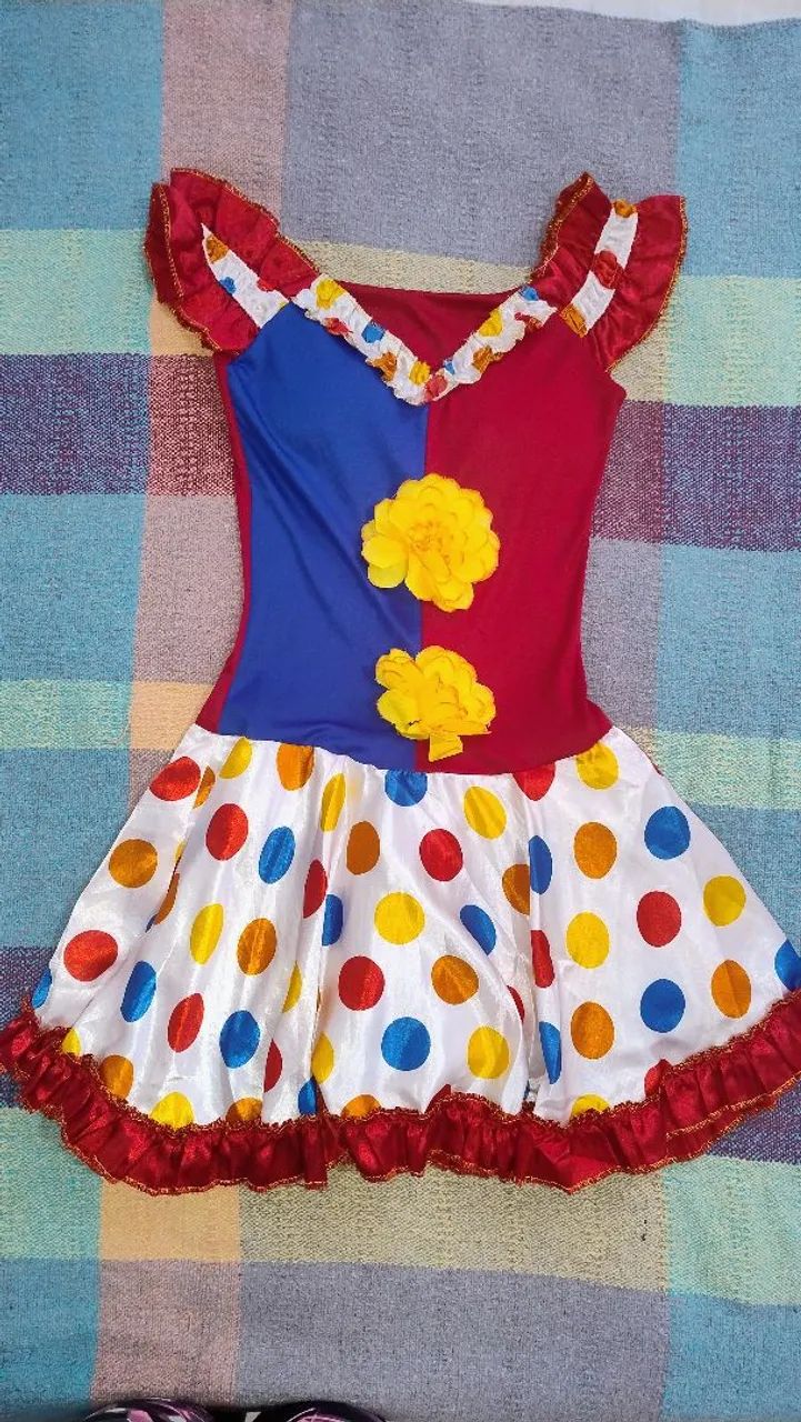 Kit mãe e filha (o) Fantasias vestido adulto m macacão