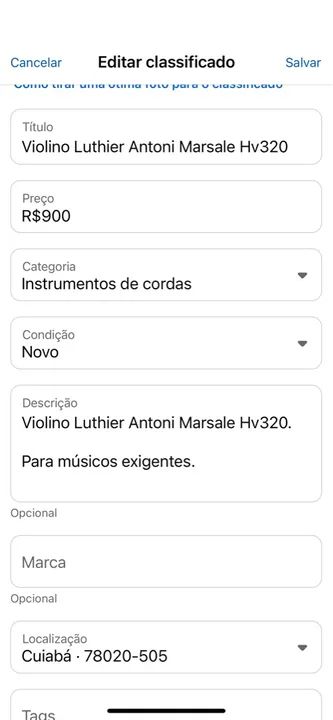 Violino clássico em excelente estado - Foto 3