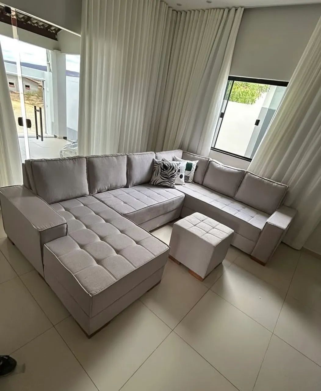 Sofá de canto com chaise disponível  - Foto 2