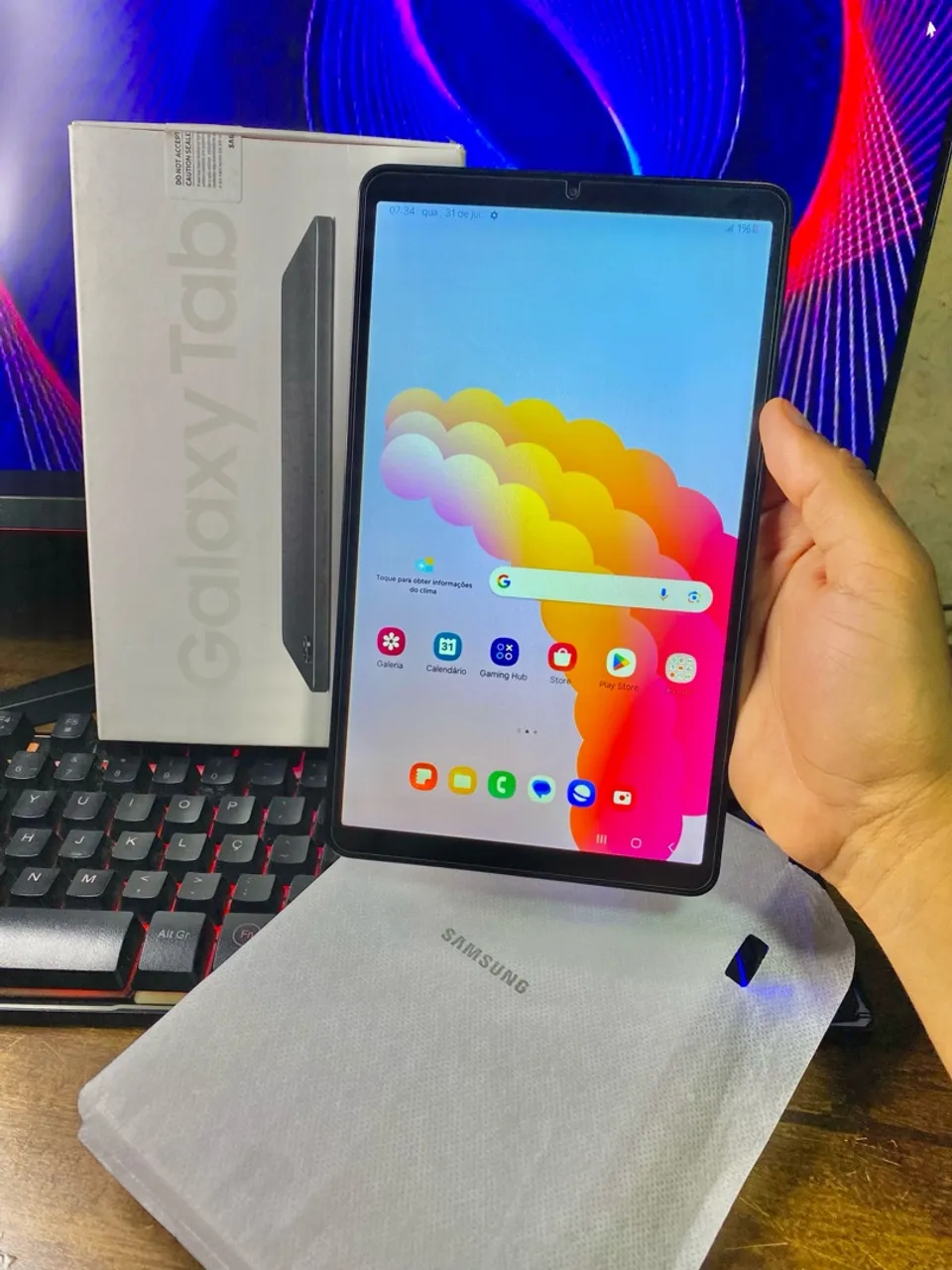 Galaxy TAB A9 64gb preto! Novo!