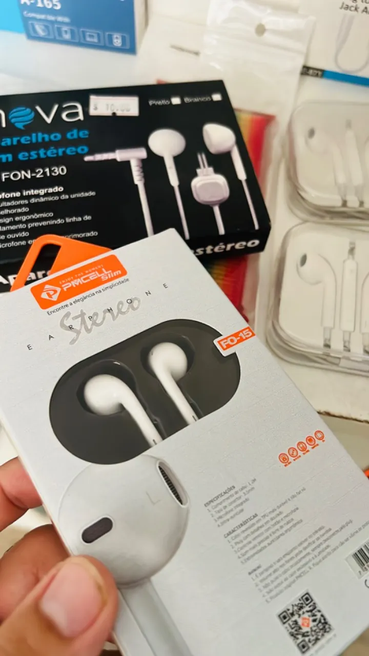 Fones de ouvido - Entrada p2