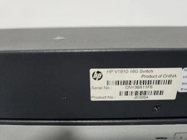 Switch Gigabit HP V1910-16g Je005a 16 Portas 1000 + 4 Sfp  - Foto 3