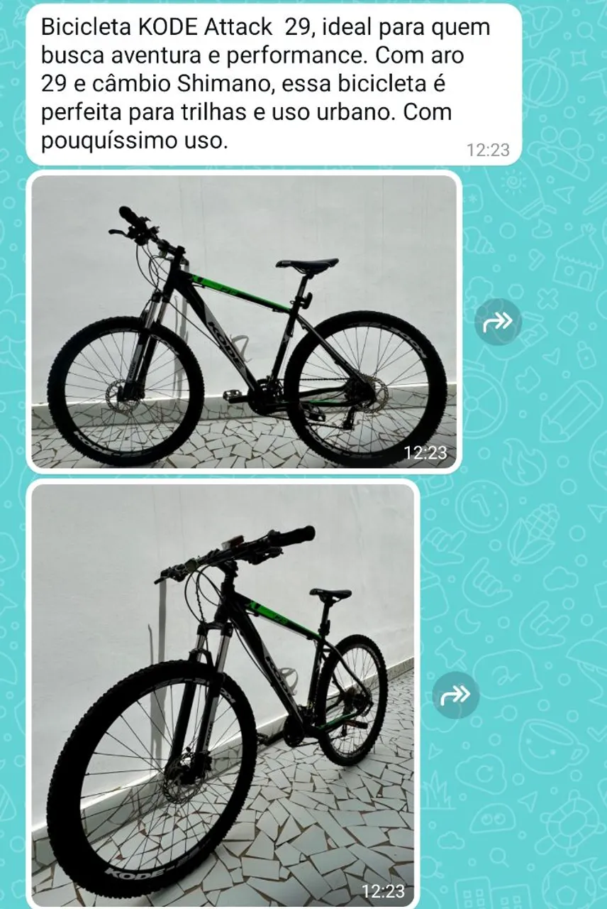 Bicicleta KODE Attack 29 - Aro 29 - Câmbio Shimano